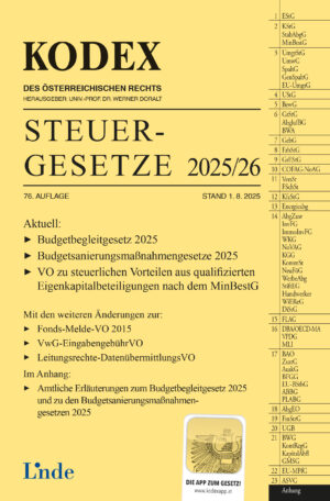 KODEX Steuergesetze 2025/26