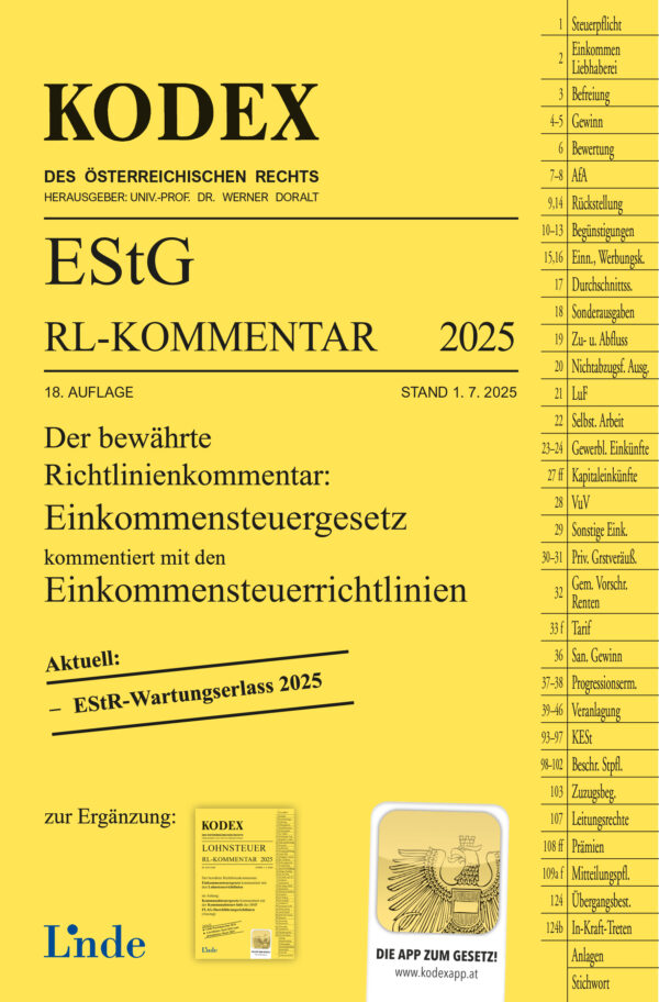 KODEX EStG Richtlinien-Kommentar 2025